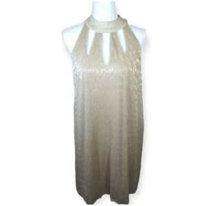 HYFVE CHAMPAGNE DRESS SZ.L EUC.  GORGEOUS DRESS IN EXCELLENT USED CONDITION